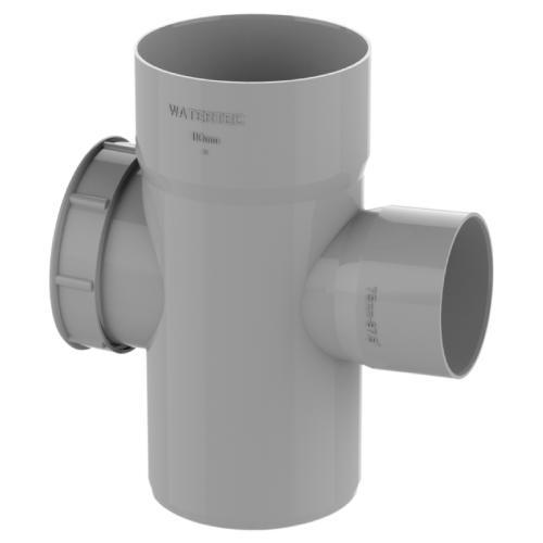 Swr Reducing Door Tee (110 X 75) Sf