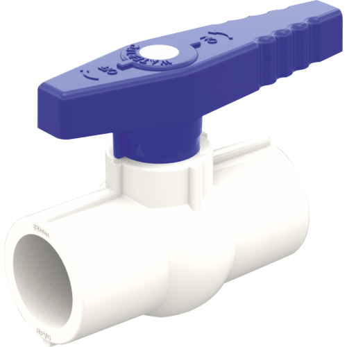 Upvc 15mm (½") Long Handle Ball Valve